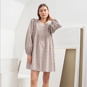 ISO Rose Embroidered Plaid Mini Dress In Size 6/8